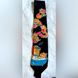 Vintage  Ren & Stimpy 1994 Nickelodoen  Neck Tie